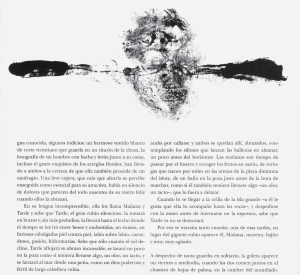 Ilustración acompaña al texto "Las dos Islas" de Javier Sagarna