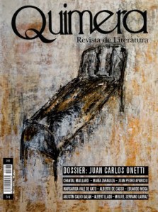 Portada del Nº 366 Mayo de 2014. Dossier dedicado a Onetti.